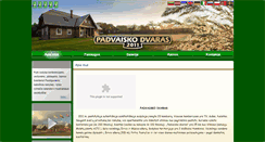 Desktop Screenshot of padvaiskodvaras.lt